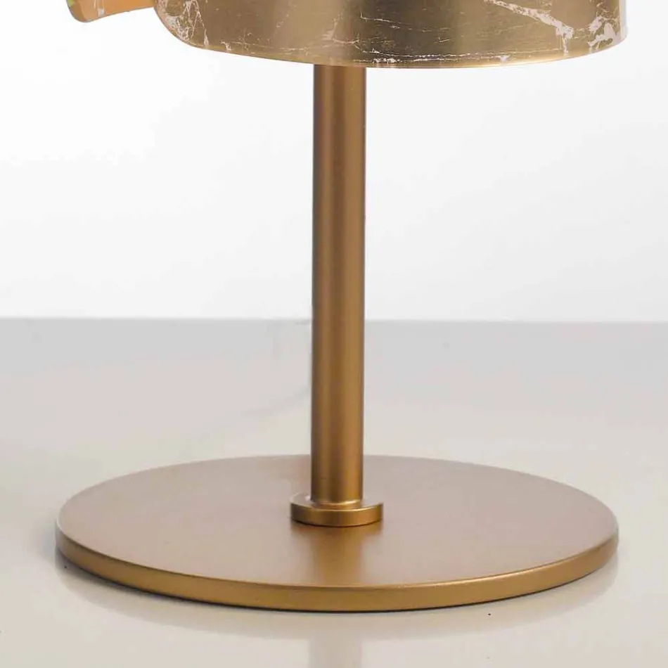 Selene Papiro design tafellamp kristal Ø15 H38cm Viadurini