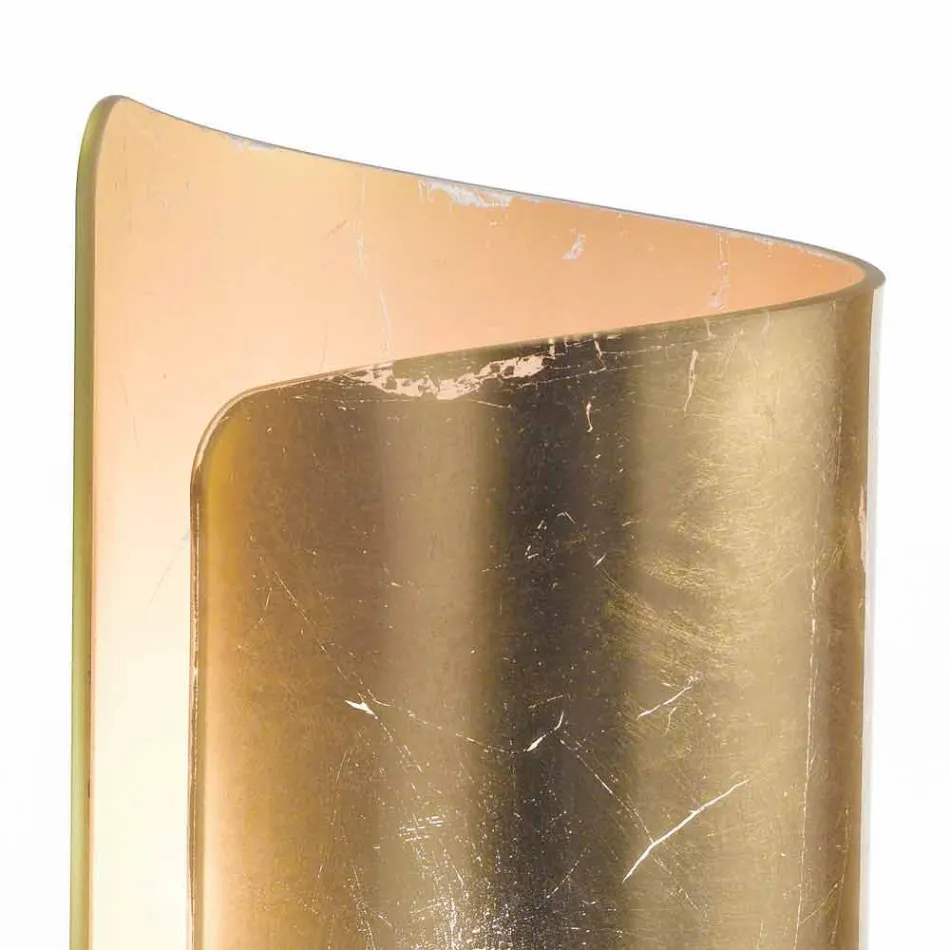 Selene Papiro design tafellamp kristal Ø15 H38cm Viadurini