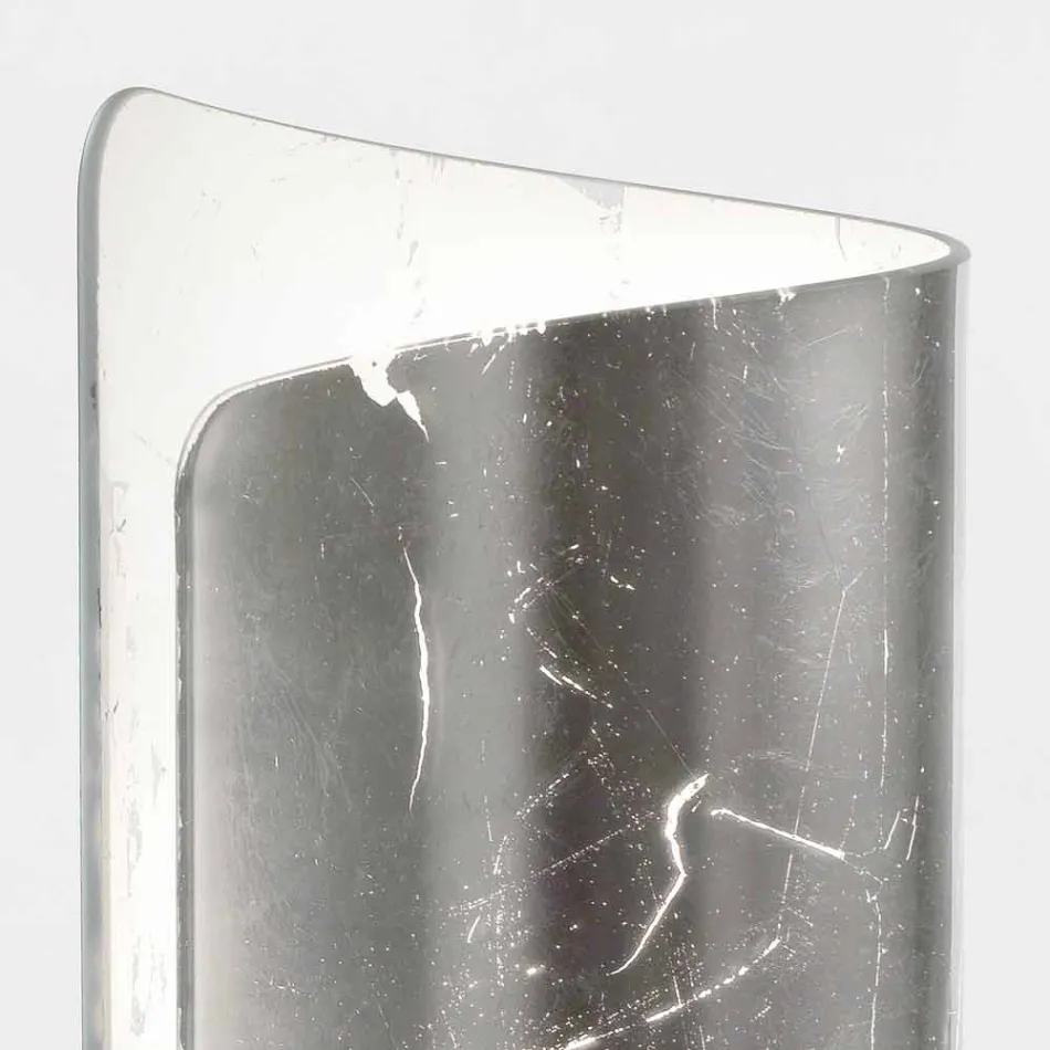 Selene Papiro design tafellamp kristal Ø15 H38cm Viadurini