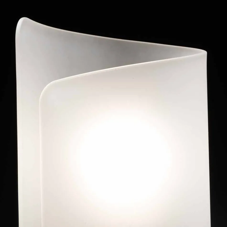 Selene Papiro tafellamp kristal gemaakt in Italië 15x14xH25cm Viadurini