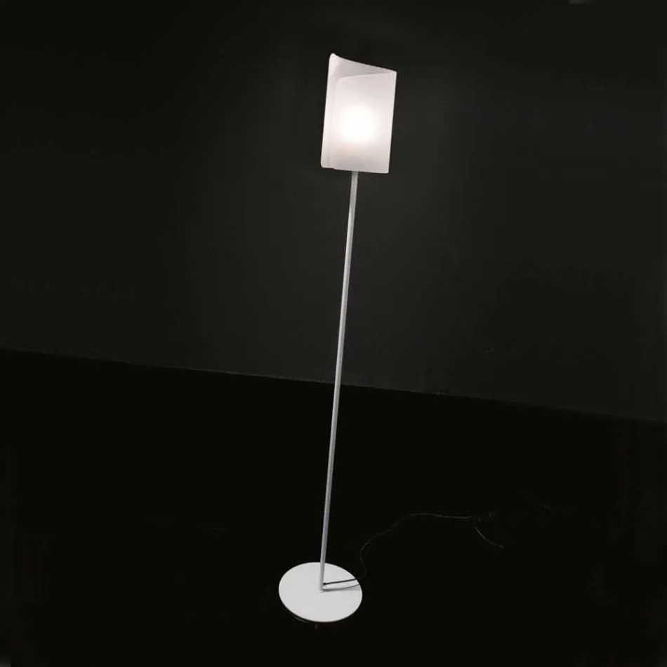 Selene Papiro design staande lamp Crystal Ø15 H 180cm Viadurini