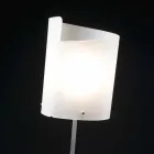 Selene Papiro ontwerper staande lamp H185cm kristal Ø26 Viadurini