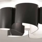 Selene Papiro plafondlamp moderne kristallen Ø65 H28cm, made in Italy Viadurini