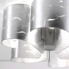 Selene Papiro plafondlamp moderne kristallen Ø65 H28cm, made in Italy Viadurini