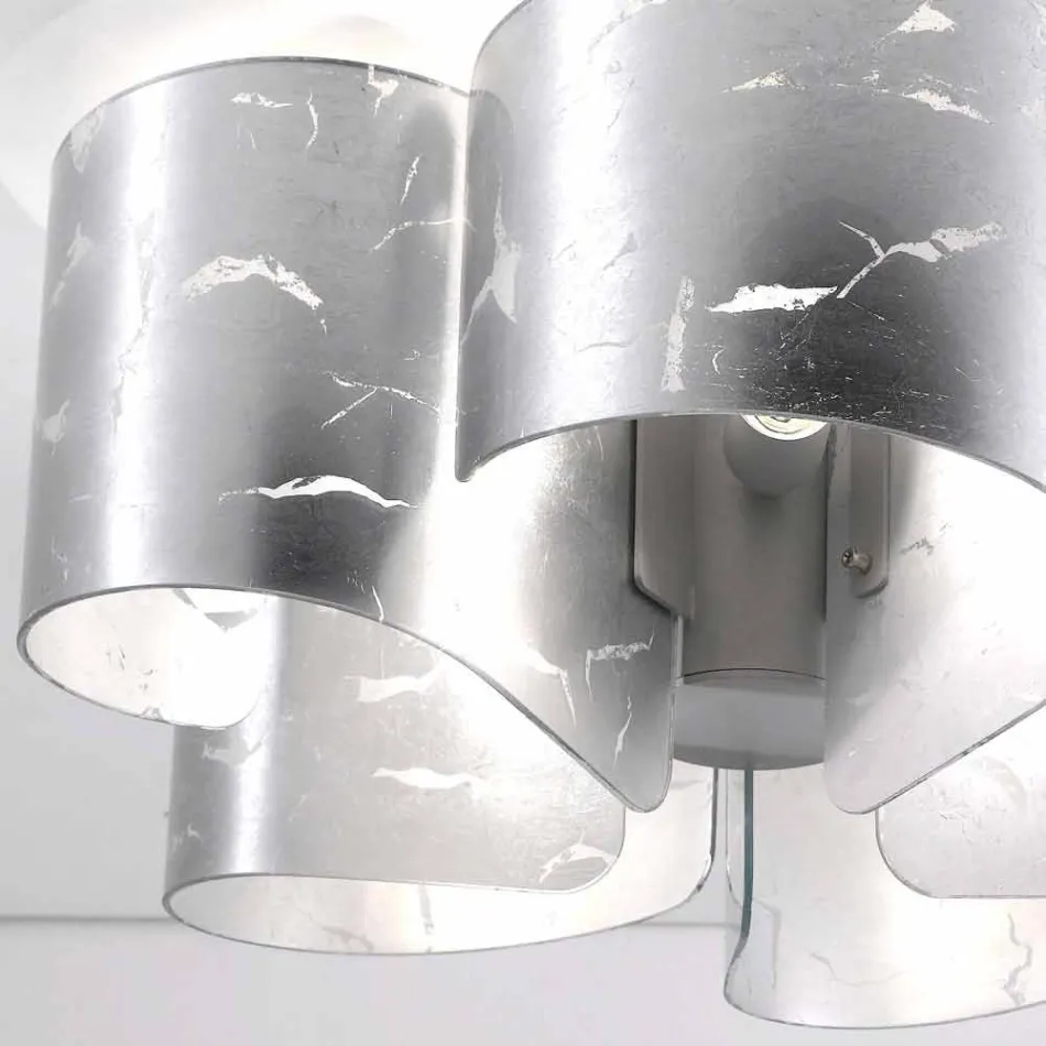 Selene Papiro plafondlamp moderne kristallen Ø65 H28cm, made in Italy Viadurini