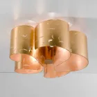 Selene Papiro plafondlamp moderne kristallen Ø65 H28cm, made in Italy Viadurini