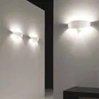 Selene Shield applique modern design gelakt staal Viadurini