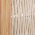 Buitenverdeler in teak, aluminium en touwvlechtwerk - Vision Viadurini