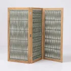 Buitenverdeler in teak, aluminium en touwvlechtwerk - Vision Viadurini