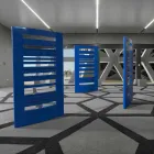 Separè Modern Design Wall Code Made in Italy Viadurini