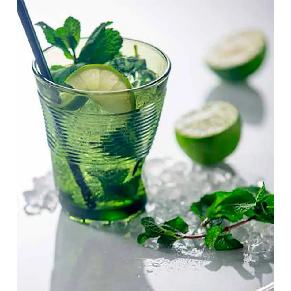 Gekleurde glazen waterglazen set 6 stuks Bijzonder ontwerp - Sarabi Viadurini