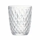 Glazenset in Gekleurd en Gesneden Glas Water 12 Stuks - Brillo Viadurini