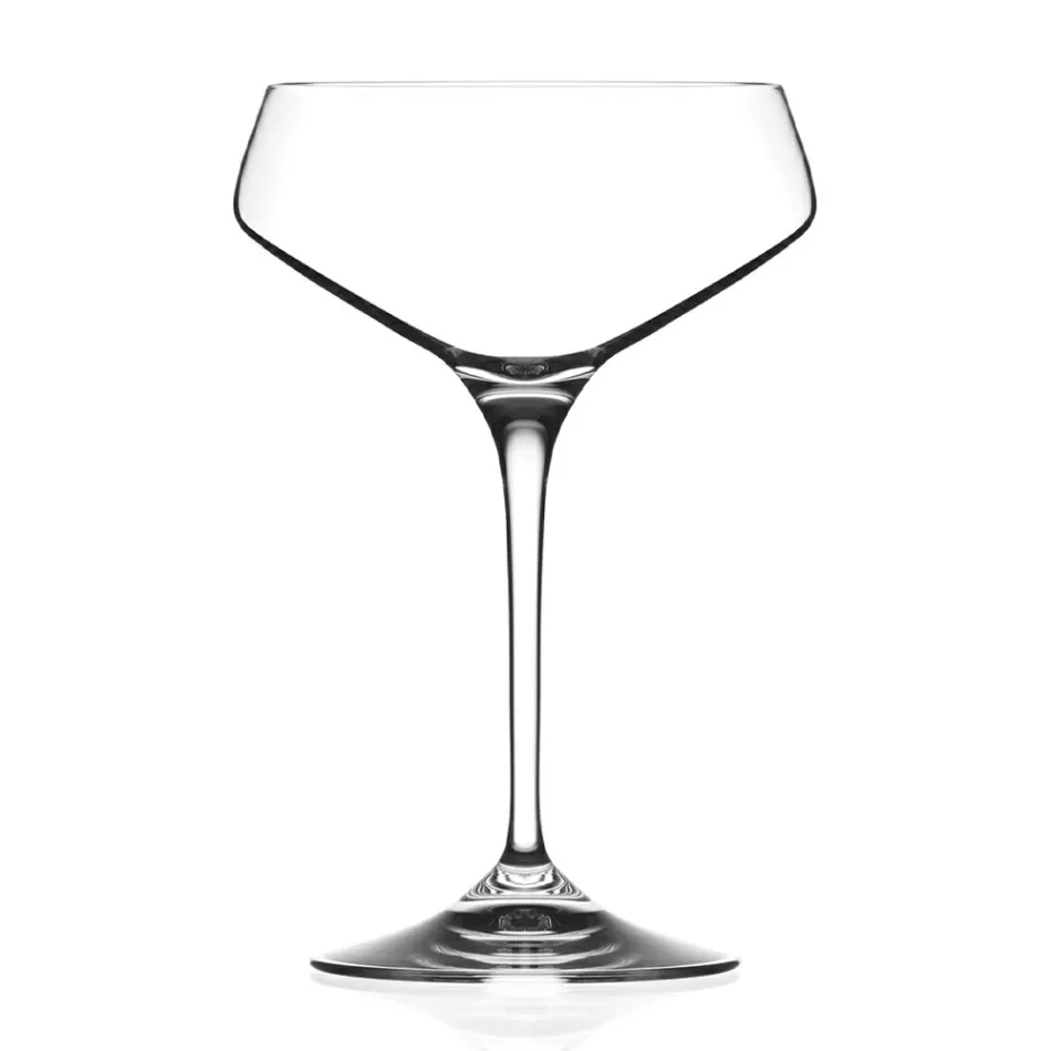 Italiaanse Ecologische Kristallen Champagnebeker Set 12 Stuks - Etera Viadurini