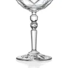 Italiaans Ecologisch Kristallen Cocktailglas Servies 12 Stuks - Bromeo Viadurini