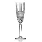 Champagne-fluitbekerset in eco-kristallen decor 12-delig - Lively Viadurini