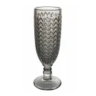 Fluitbekerset in gekleurd glas en verschillende decoraties 12-delig - Mix Viadurini