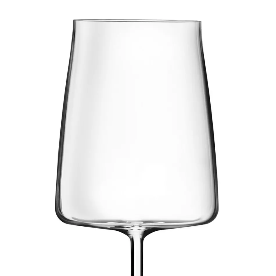 Italiaanse Minimal Eco Crystal Goblet Set 12 Stuks - Primordio Viadurini