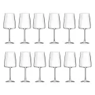 Italiaanse Minimal Eco Crystal Goblet Set 12 Stuks - Primordio Viadurini