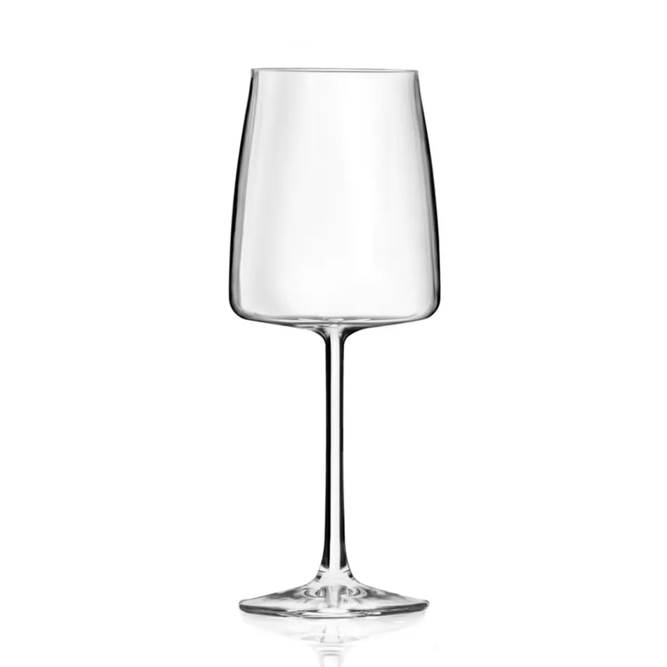Italiaanse Minimal Eco Crystal Goblet Set 12 Stuks - Primordio Viadurini