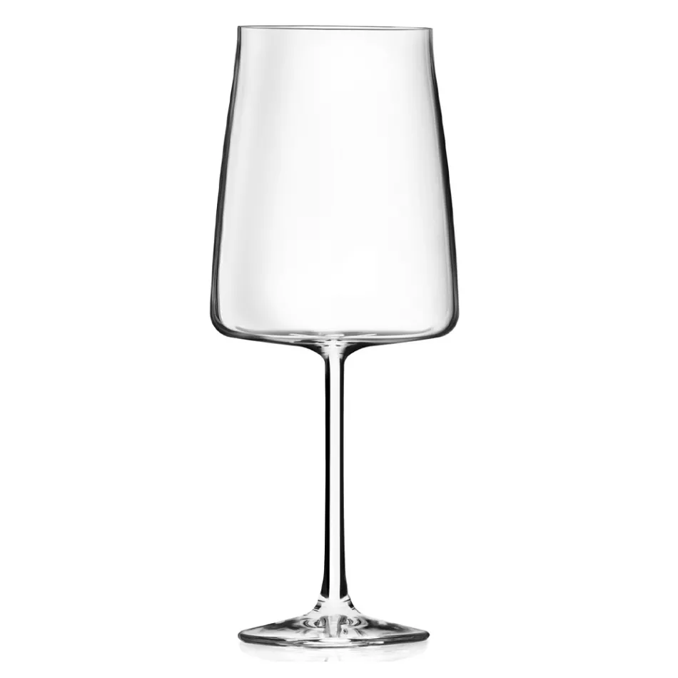 Italiaanse Minimal Eco Crystal Goblet Set 12 Stuks - Primordio Viadurini