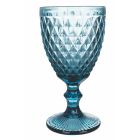 Bekerset in gekleurd en gesneden glas met decoraties 12-delig - Brillo Viadurini