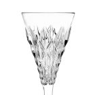 Eco Crystal Wijn- of Waterbeker Set Reliëfdecoratie 12-delig - Rebus Viadurini