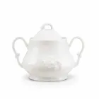 Complete ontbijtservice 22 stuks in wit porselein - Gimignano Viadurini