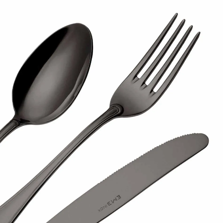 Complete set van luxe design roestvrijstalen bestek 24-delig - Boss Viadurini