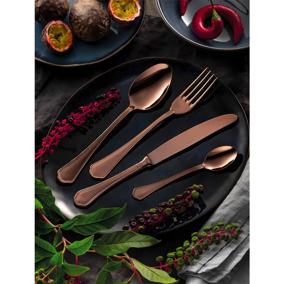 Complete set van luxe design roestvrijstalen bestek 24-delig - Boss Viadurini