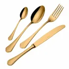 Complete set van luxe design roestvrijstalen bestek 24-delig - Boss Viadurini