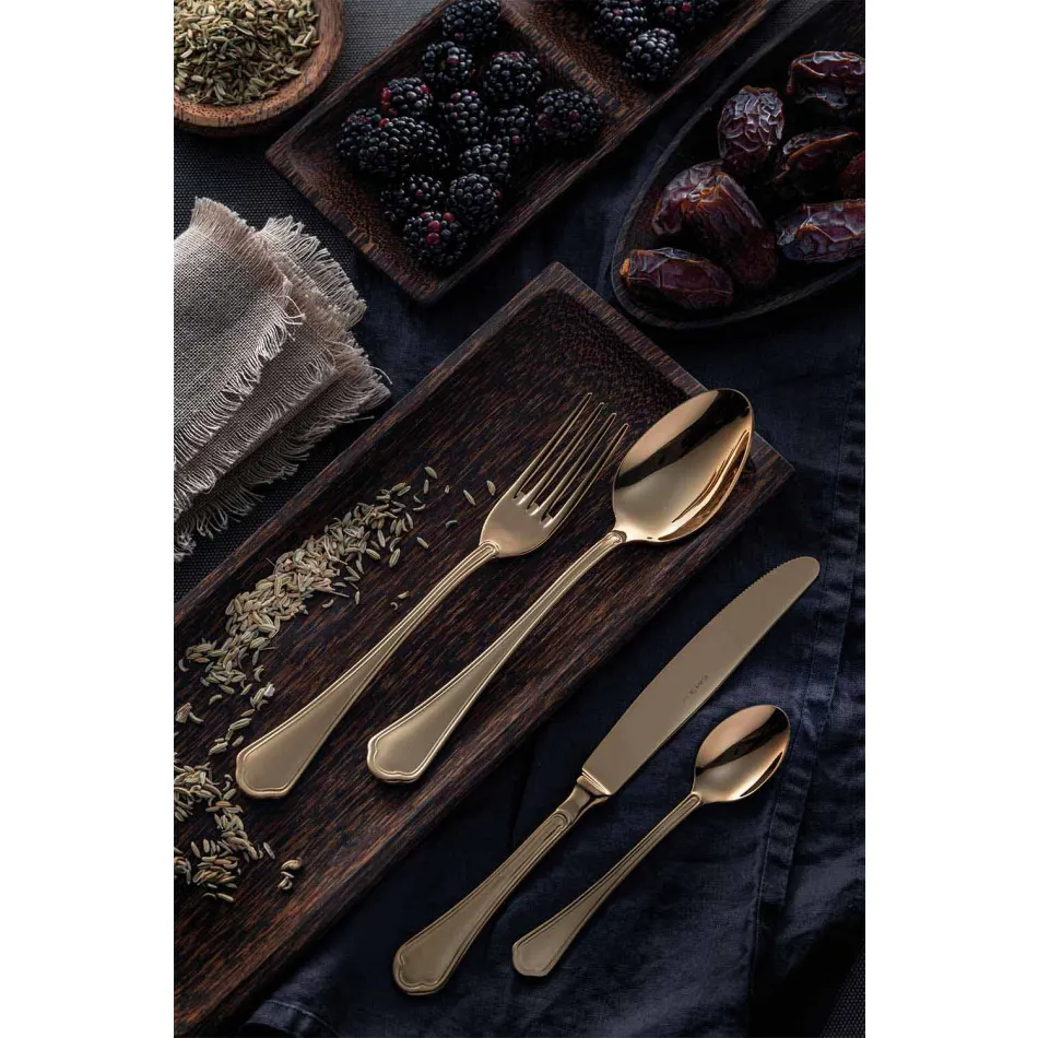 Complete set van luxe design roestvrijstalen bestek 24-delig - Boss Viadurini