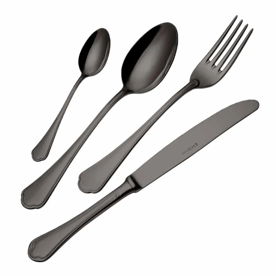 Complete set van luxe design roestvrijstalen bestek 24-delig - Boss Viadurini