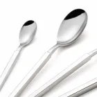 Complete stalen bestekset 24-delig Design Made in Italy - Tricky Viadurini