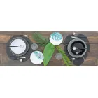 Full Service Bestek in Zwart Staal Modern Design 24 Stuks - Calamo Viadurini