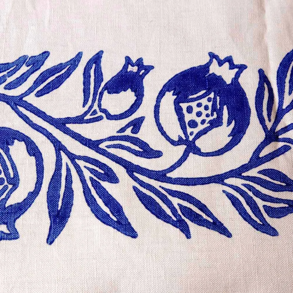 Linnen Ontbijtservice met handgemaakt enkel stuk - Merken Viadurini