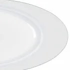 Modern Wit Porselein Ovaal Design Serveerset 2 Stuks - Telescoop Viadurini