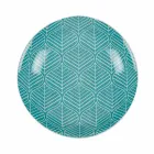 Compleet tafelservies in gekleurd porselein 18 stuks - Indonesië Viadurini