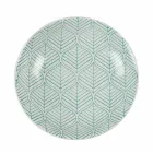 Compleet tafelservies in gekleurd porselein 18 stuks - Indonesië Viadurini