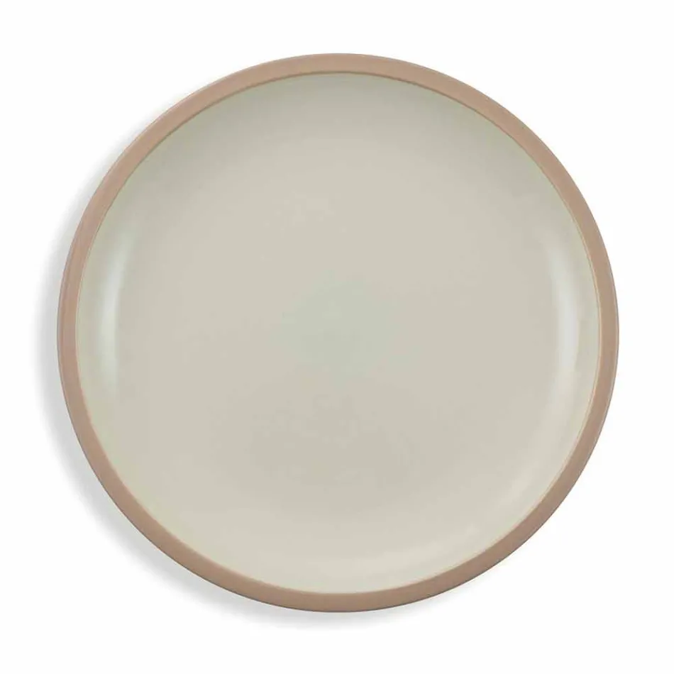 Serviesje Gekleurde Borden Vol 18 Stuks Design - Osteria Viadurini