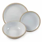 Serviesje Gekleurde Borden Vol 18 Stuks Design - Osteria Viadurini