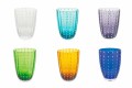 Set van 12 modern gekleurde glazen design glazen voor water - Botswana