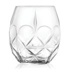 Gedecoreerde Ecologische Kristallen Glazen Servies 12 Stuks - Bromeo Viadurini