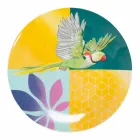 Servies van 18-delig gekleurd design porselein en gres - Tropycale Viadurini