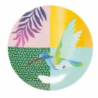 Servies van 18-delig gekleurd design porselein en gres - Tropycale Viadurini