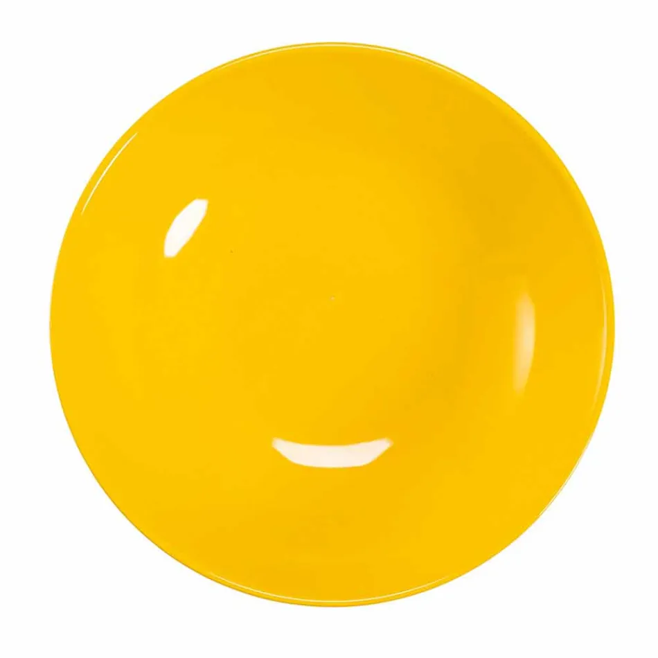 Servies van 18-delig gekleurd design porselein en gres - Tropycale Viadurini