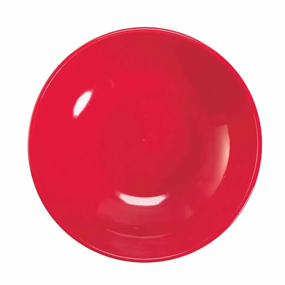 Servies van 18-delig gekleurd design porselein en gres - Tropycale Viadurini