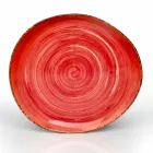 Set van 16 moderne design gerechten in elegant gekleurd steengoed - Simba Viadurini