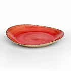 Set van 16 moderne design gerechten in elegant gekleurd steengoed - Simba Viadurini