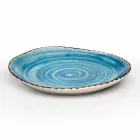 Set van 16 moderne design gerechten in elegant gekleurd steengoed - Simba Viadurini