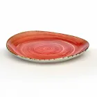 Set van 16 moderne design gerechten in elegant gekleurd steengoed - Simba Viadurini